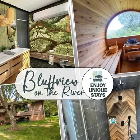 Bluffview On The River With A Hot Tub Sauna Pool Table And More